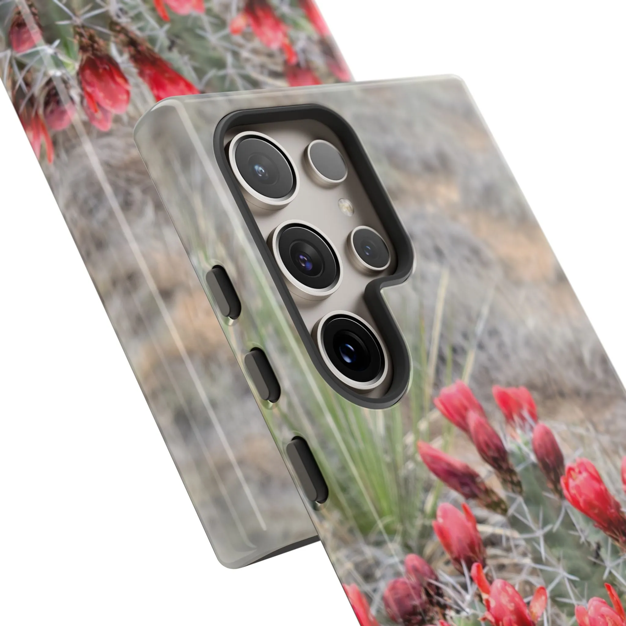 Samsung S10 - S25 Cactus Floral Tough Phone Case - Durable and Stylish Protection
