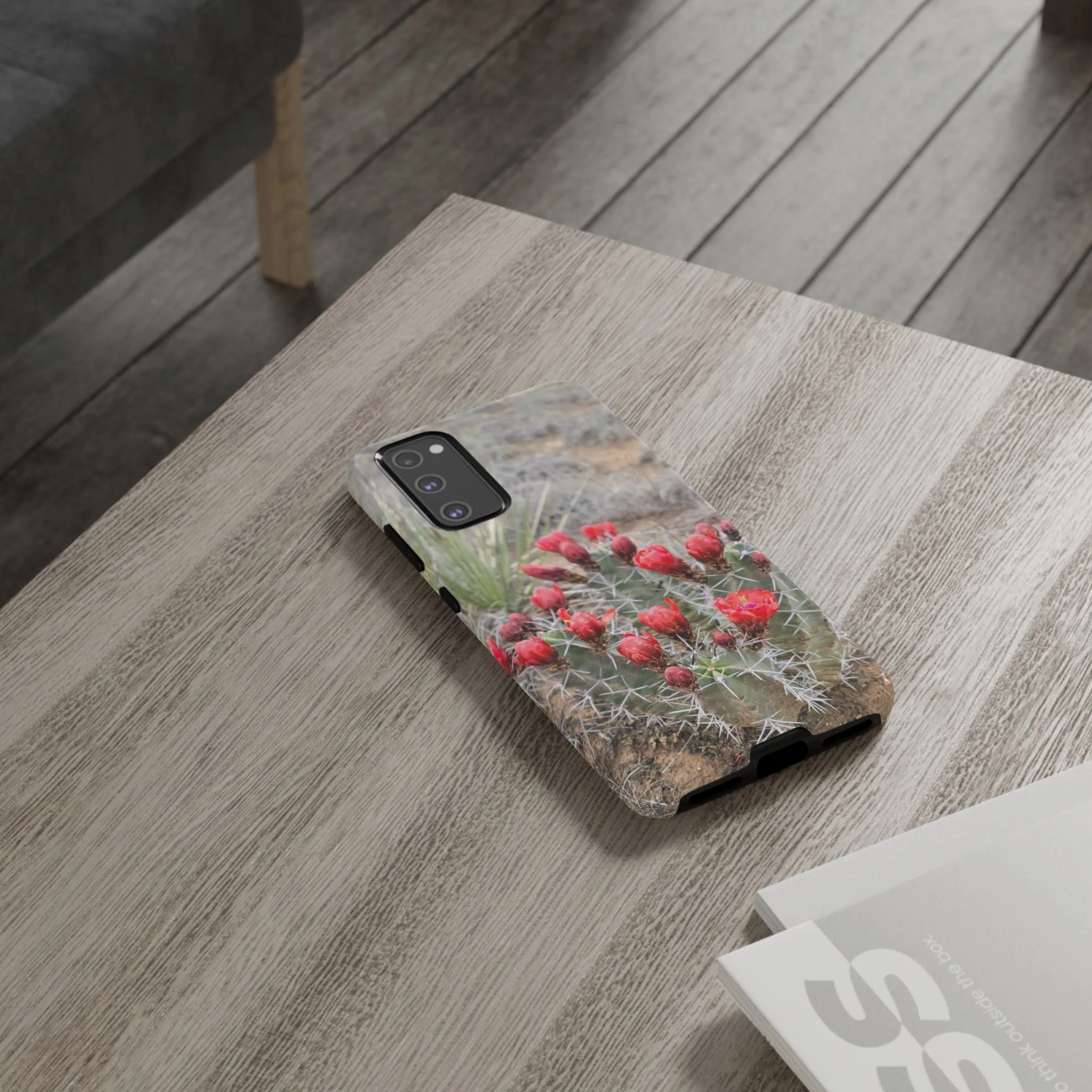 Samsung S10 - S25 Cactus Floral Tough Phone Case - Durable and Stylish Protection