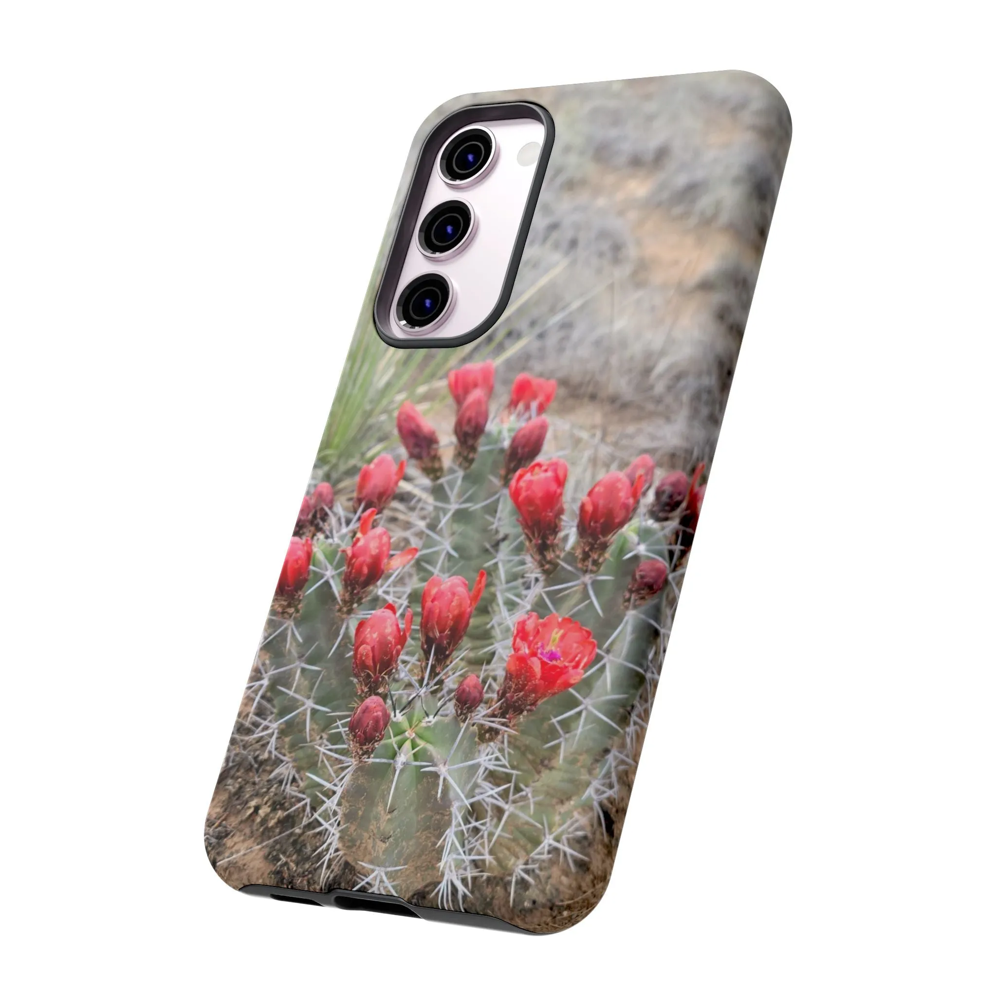 Samsung S10 - S25 Cactus Floral Tough Phone Case - Durable and Stylish Protection