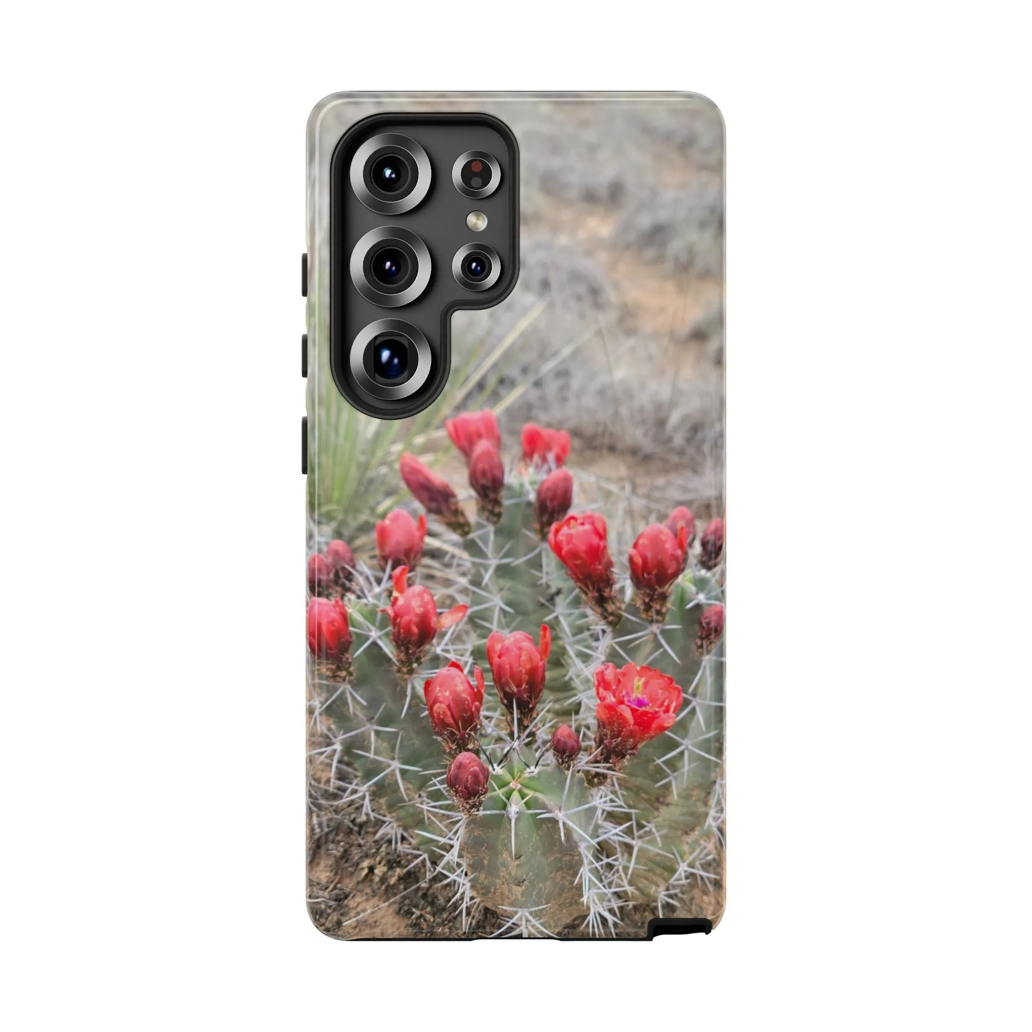 Samsung S10 - S25 Cactus Floral Tough Phone Case - Durable and Stylish Protection