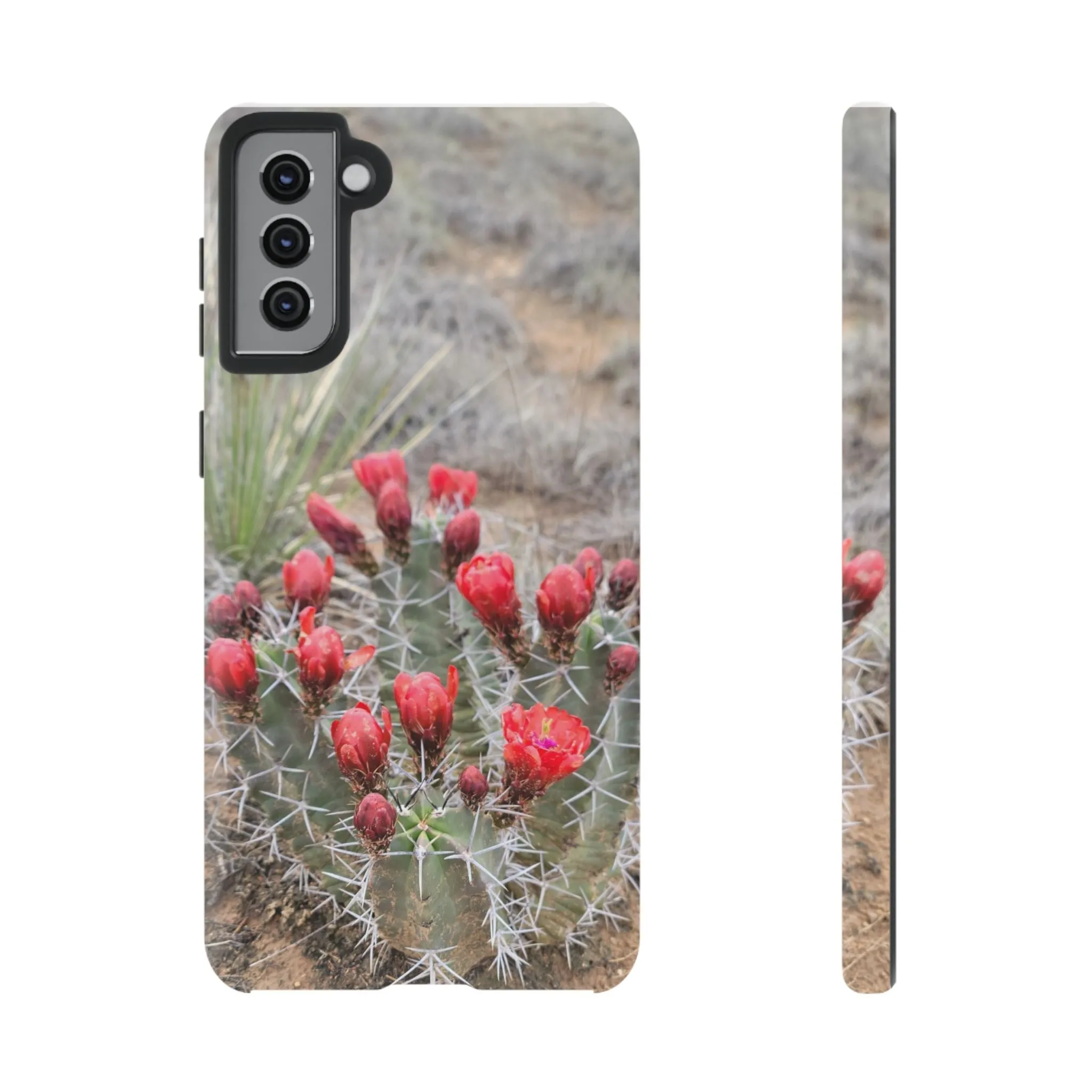Samsung S10 - S25 Cactus Floral Tough Phone Case - Durable and Stylish Protection