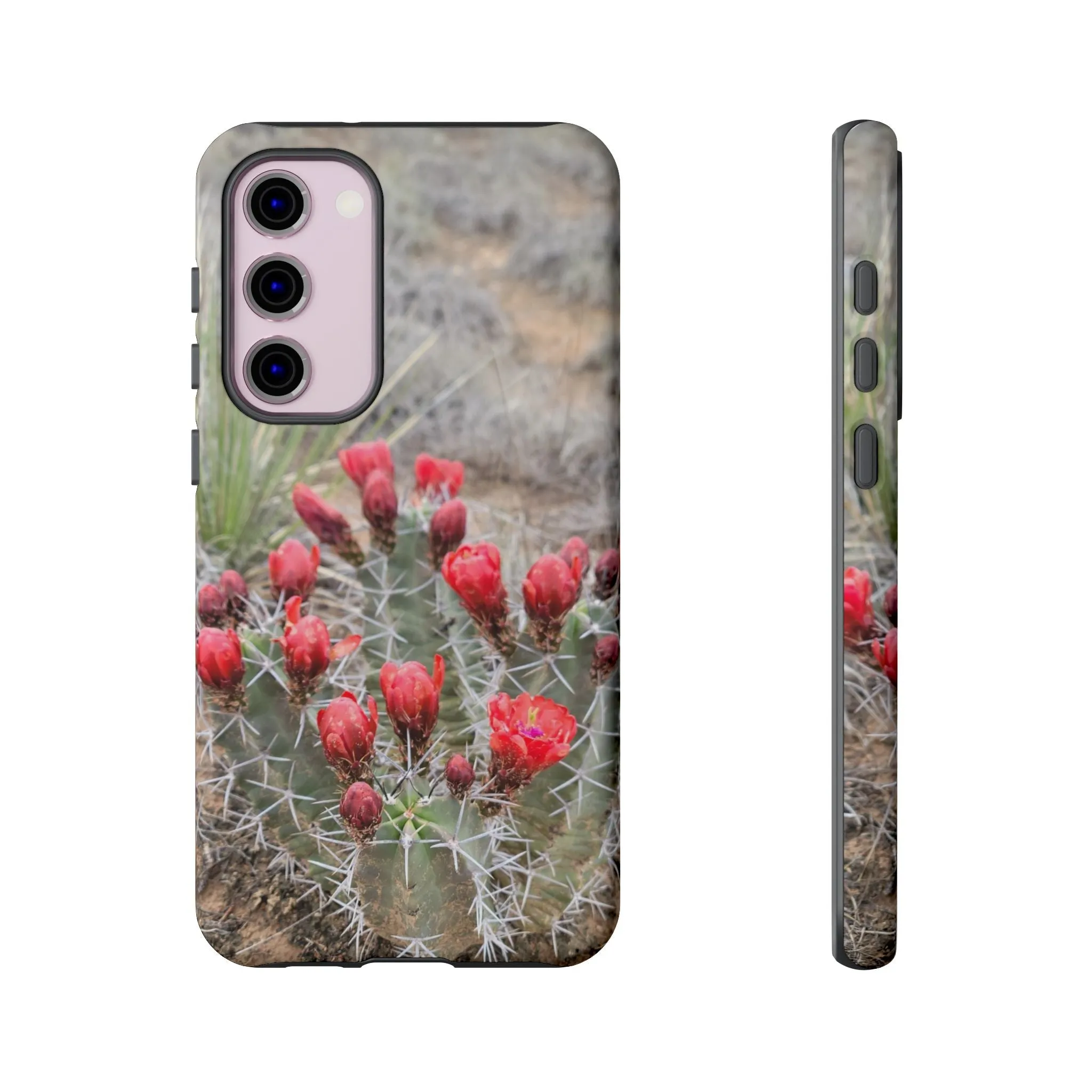 Samsung S10 - S25 Cactus Floral Tough Phone Case - Durable and Stylish Protection