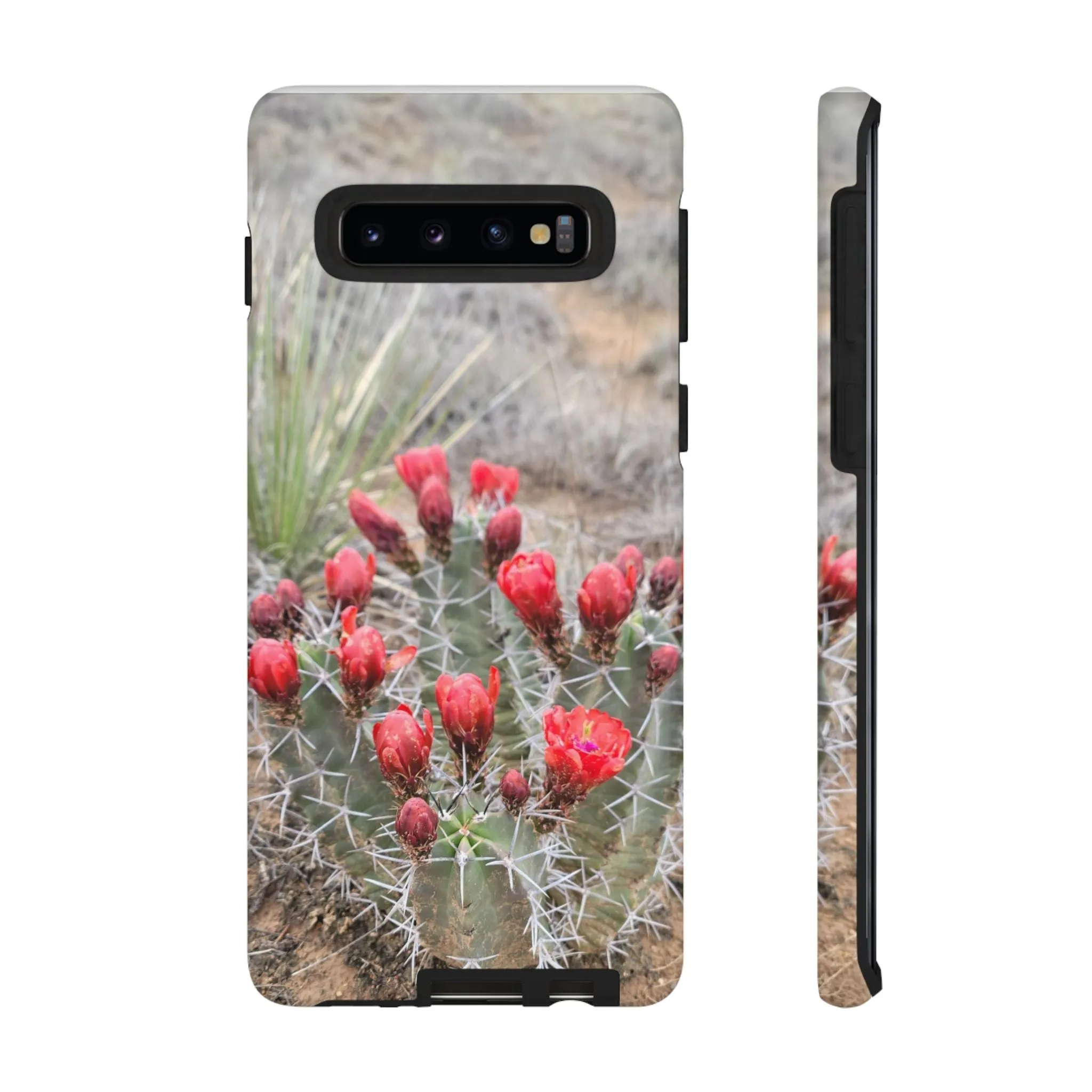 Samsung S10 - S25 Cactus Floral Tough Phone Case - Durable and Stylish Protection