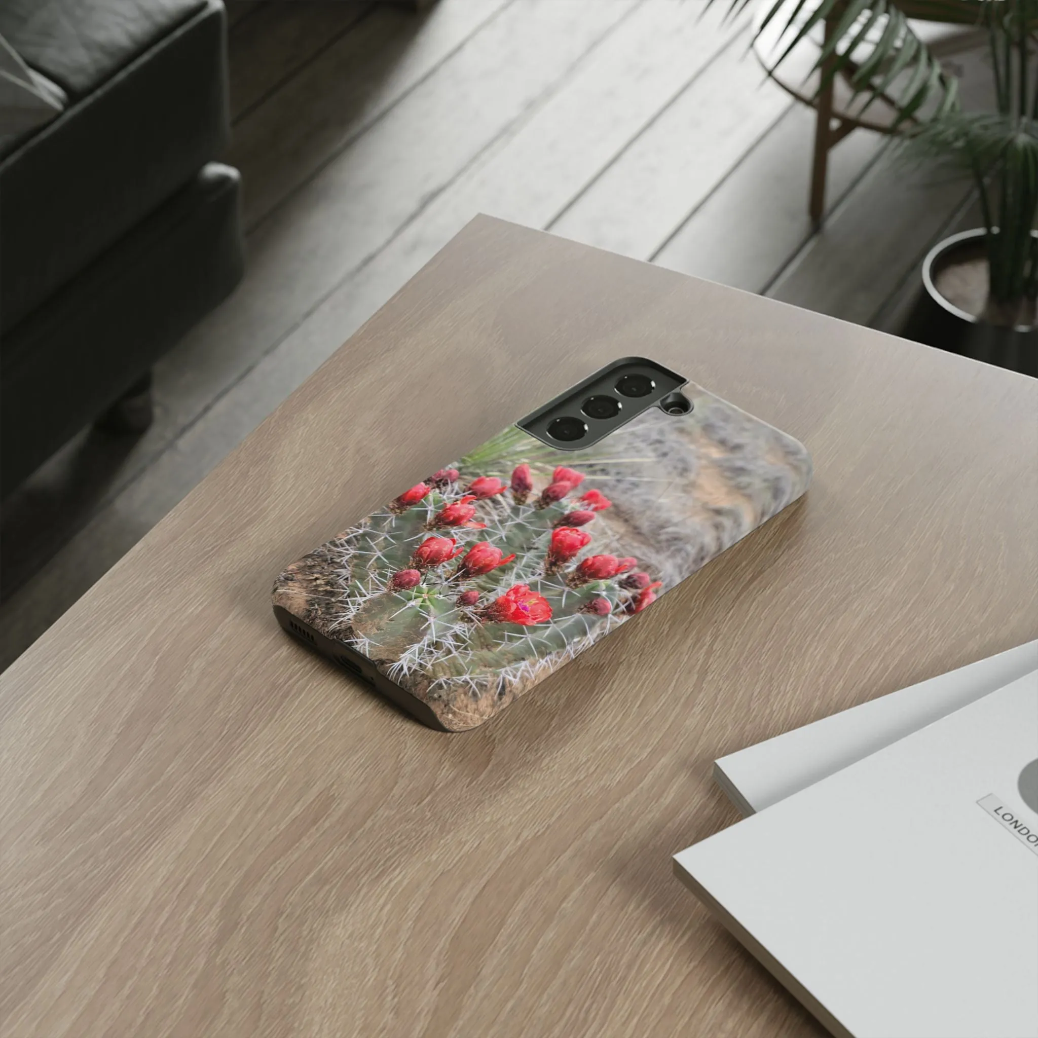 Samsung S10 - S25 Cactus Floral Tough Phone Case - Durable and Stylish Protection