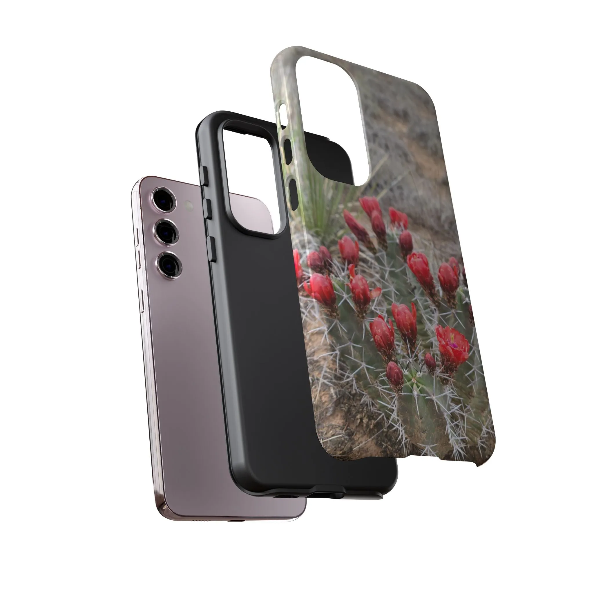 Samsung S10 - S25 Cactus Floral Tough Phone Case - Durable and Stylish Protection
