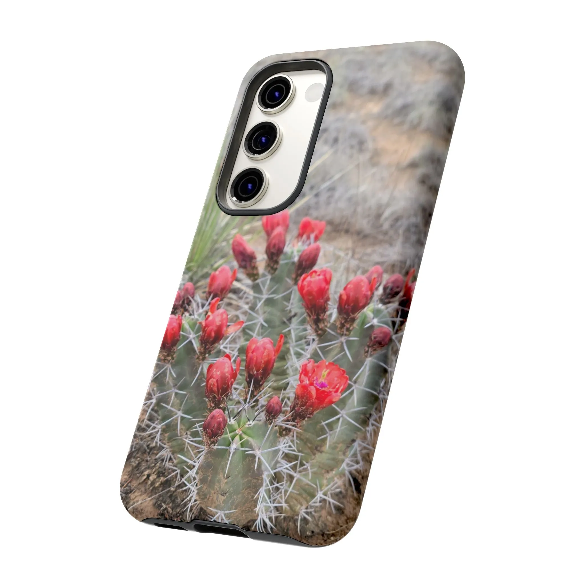 Samsung S10 - S25 Cactus Floral Tough Phone Case - Durable and Stylish Protection
