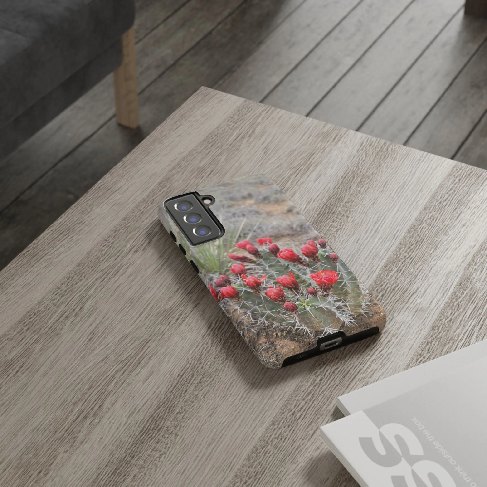 Samsung S10 - S25 Cactus Floral Tough Phone Case - Durable and Stylish Protection