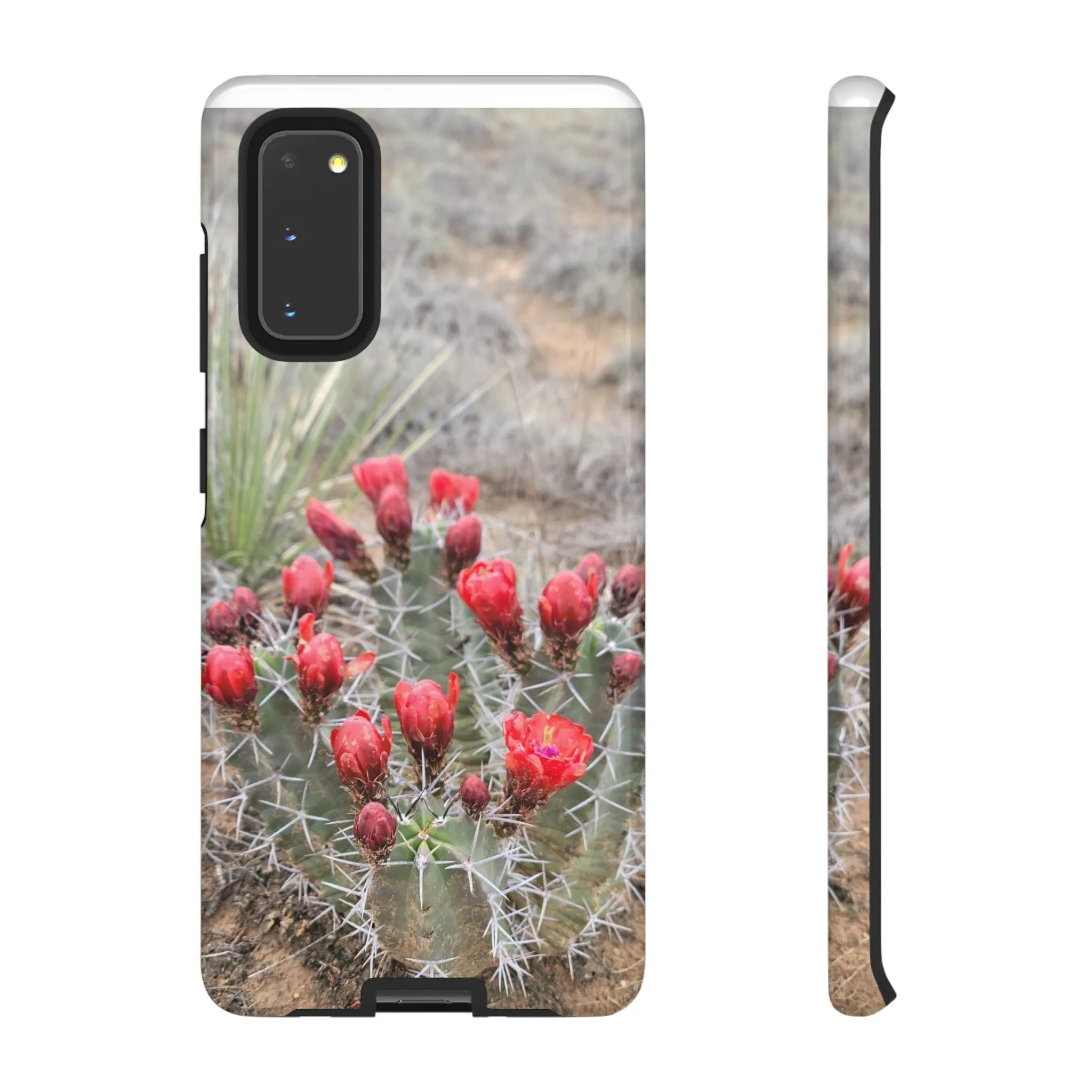Samsung S10 - S25 Cactus Floral Tough Phone Case - Durable and Stylish Protection
