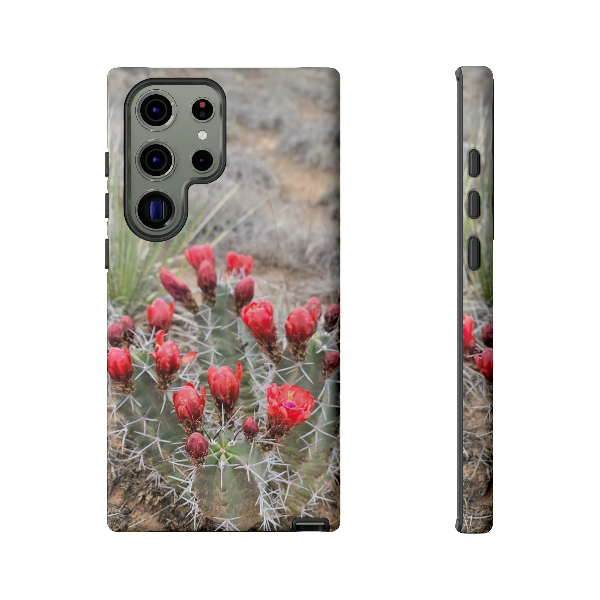 Samsung S10 - S25 Cactus Floral Tough Phone Case - Durable and Stylish Protection