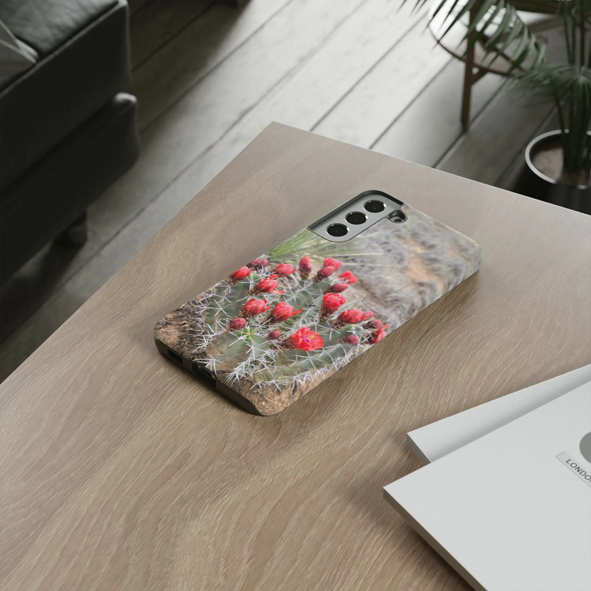 Samsung S10 - S25 Cactus Floral Tough Phone Case - Durable and Stylish Protection