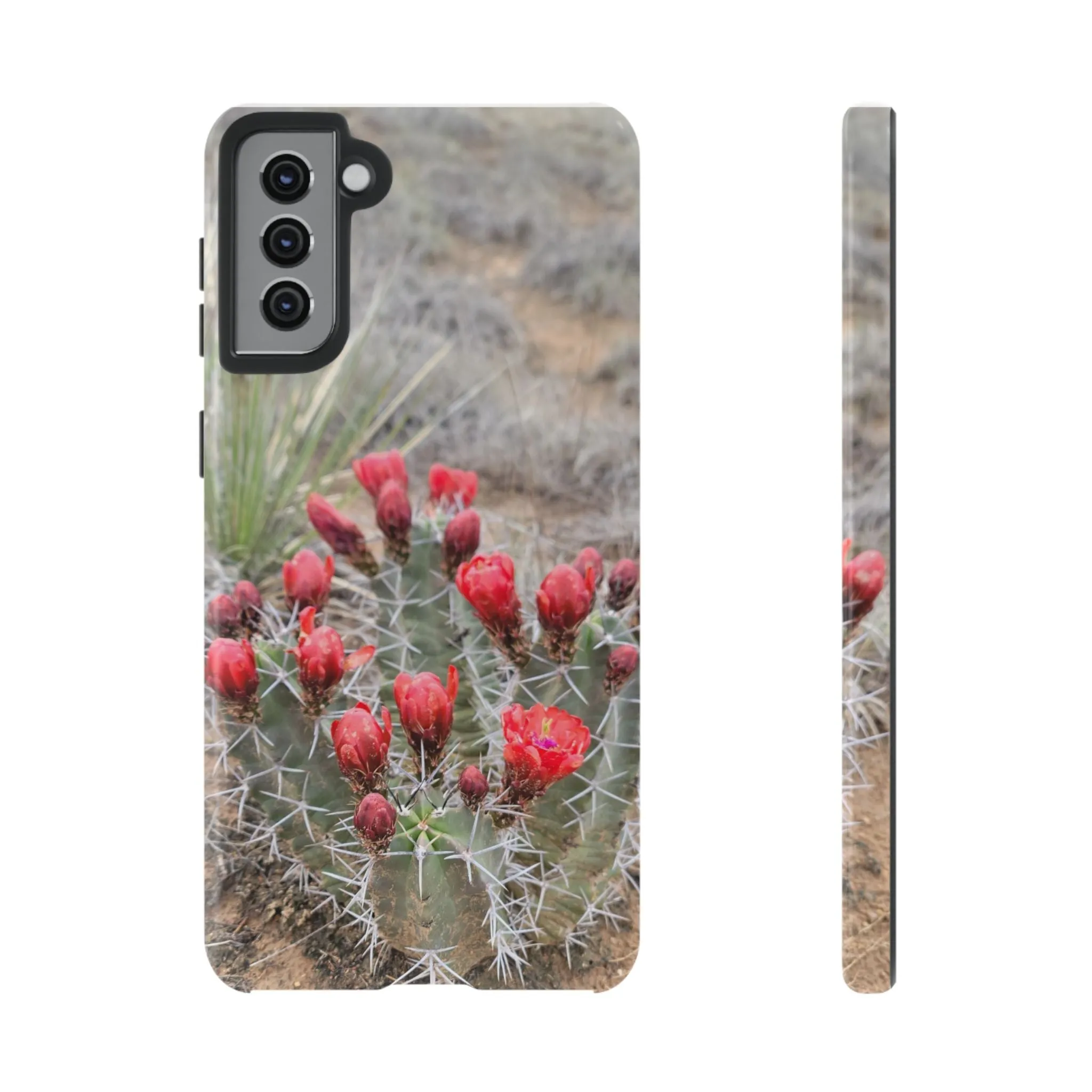 Samsung S10 - S25 Cactus Floral Tough Phone Case - Durable and Stylish Protection
