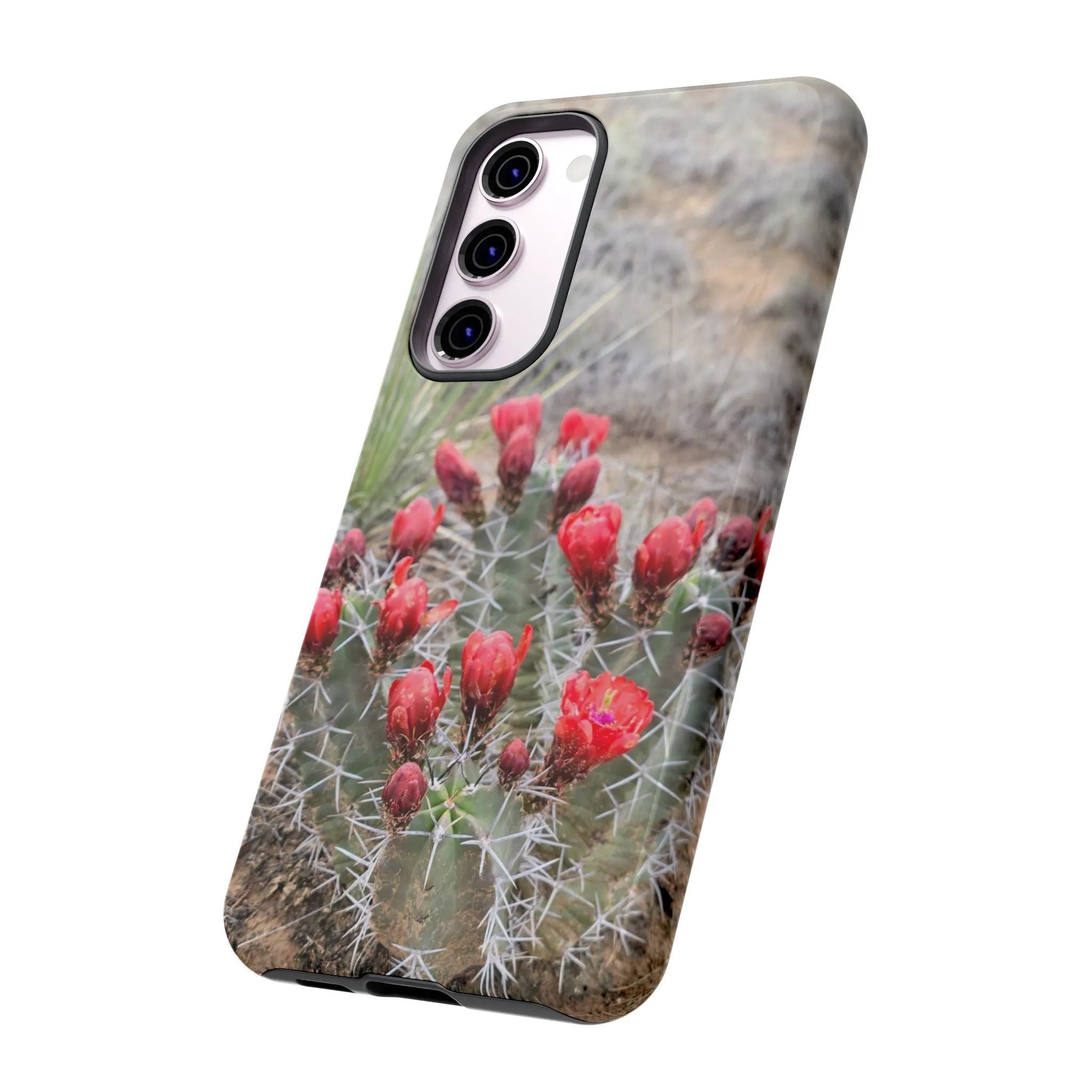 Samsung S10 - S25 Cactus Floral Tough Phone Case - Durable and Stylish Protection