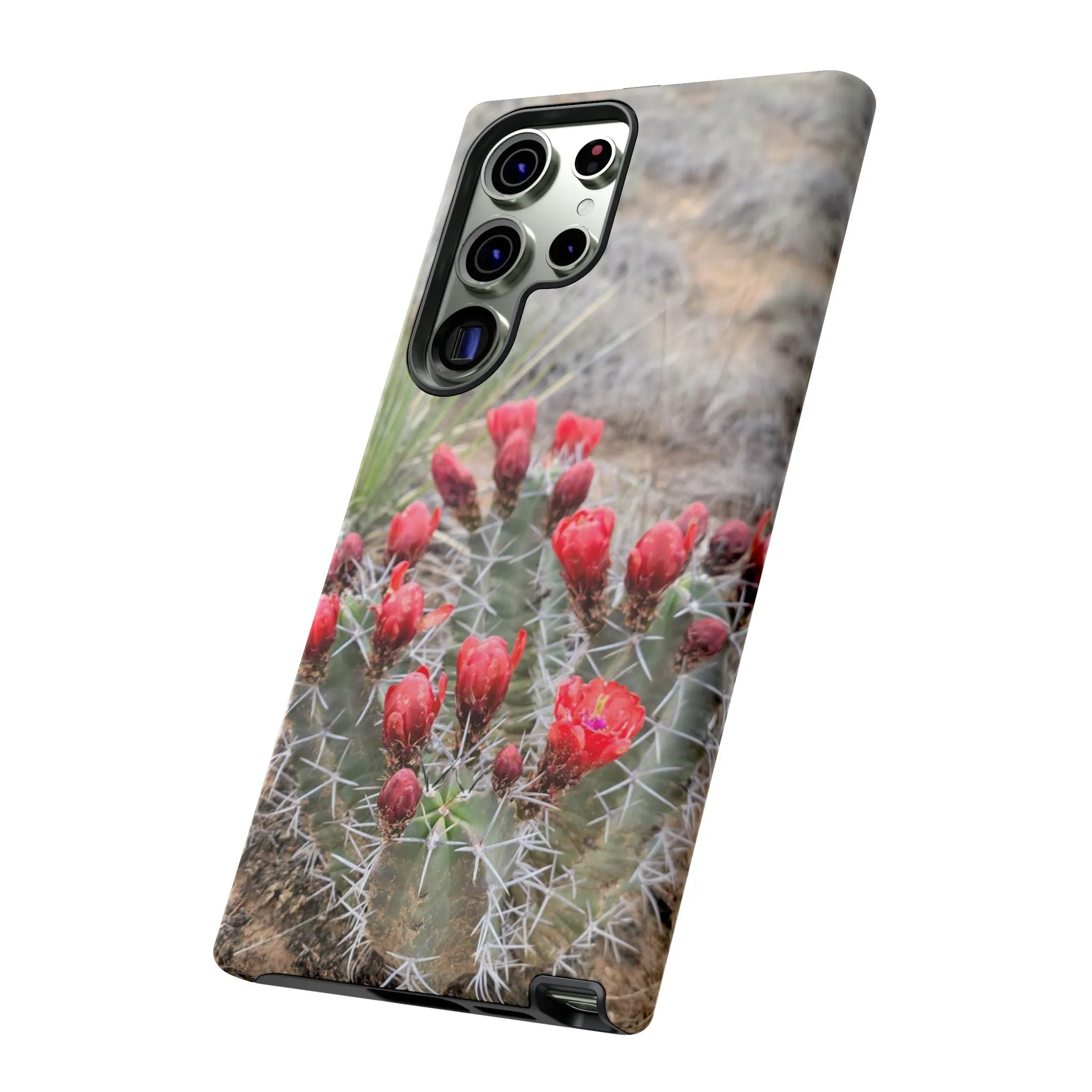 Samsung S10 - S25 Cactus Floral Tough Phone Case - Durable and Stylish Protection