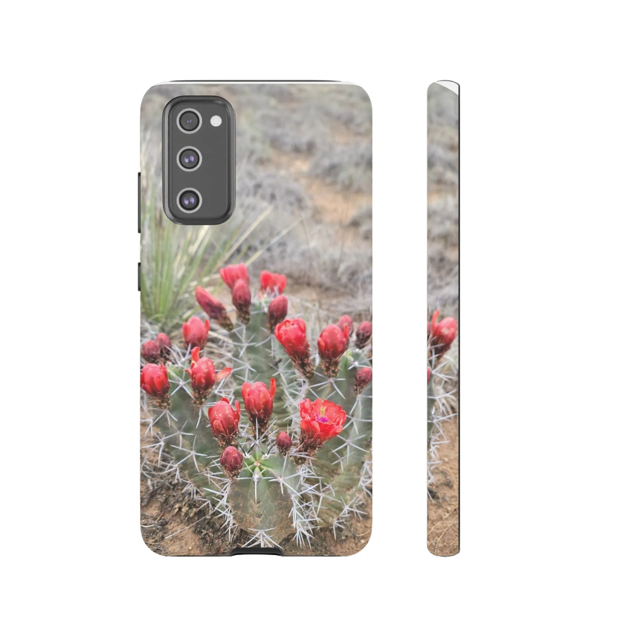 Samsung S10 - S25 Cactus Floral Tough Phone Case - Durable and Stylish Protection