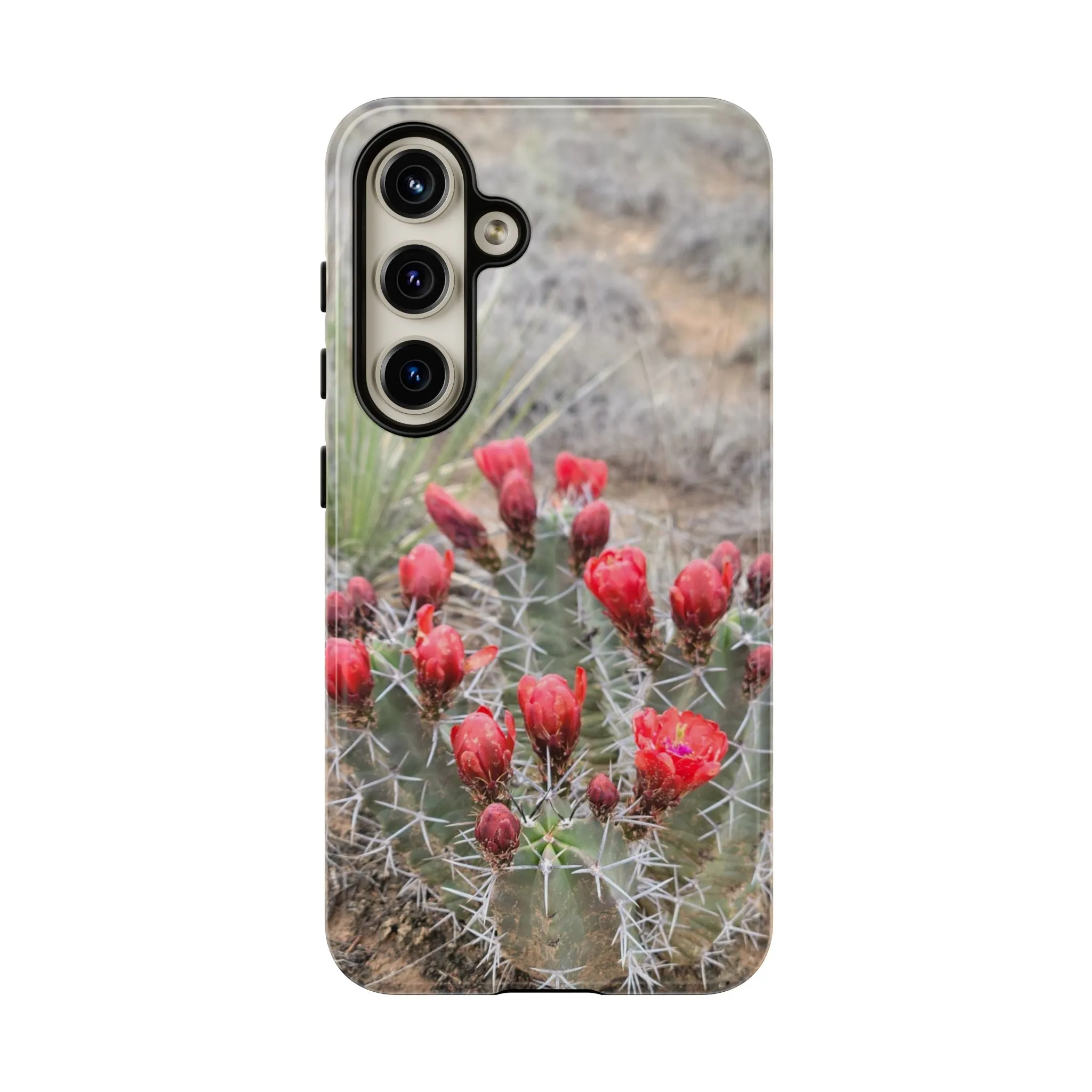 Samsung S10 - S25 Cactus Floral Tough Phone Case - Durable and Stylish Protection