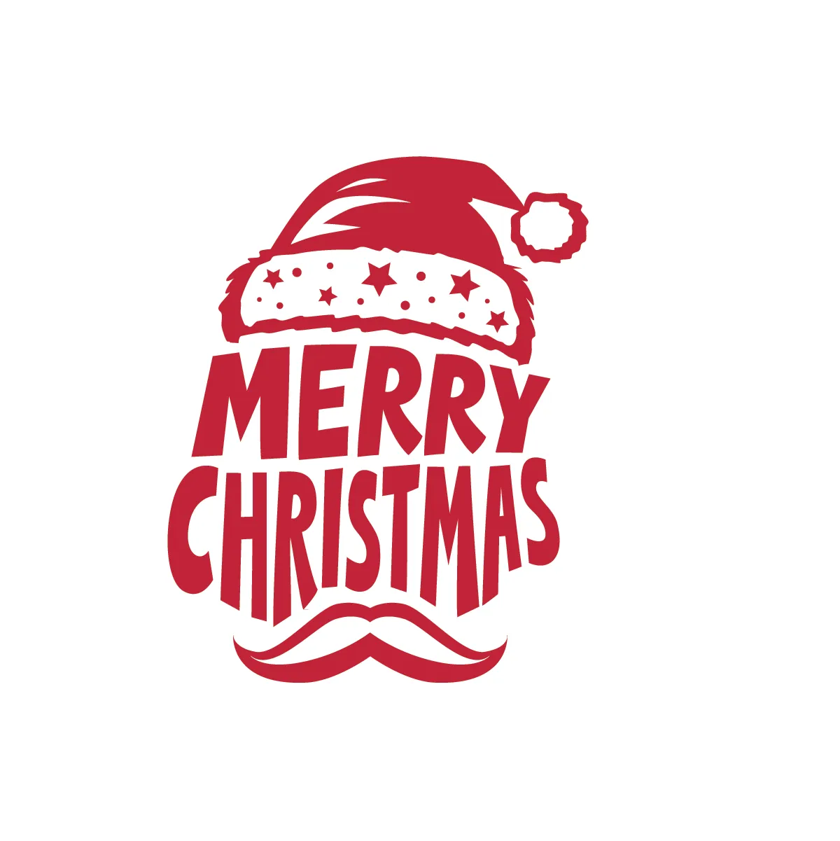 Santa Hat Merry Christmas Cups