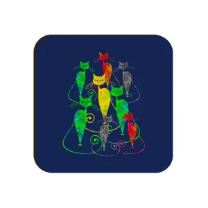 Sassy Kitties Square Coaster