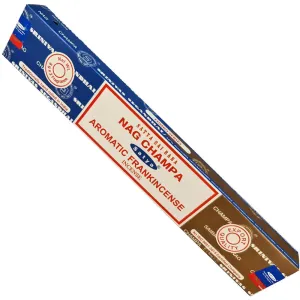 Satya - Dual - Nag Champa Aromatic Frankincense Incense Sticks