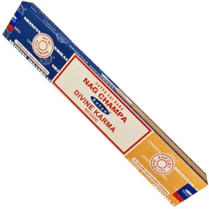 Satya - Dual - Nag Champa Divine Karma Incense Sticks