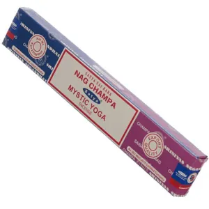 Satya - Dual - Nag Champa Mystic Yoga Incense Sticks