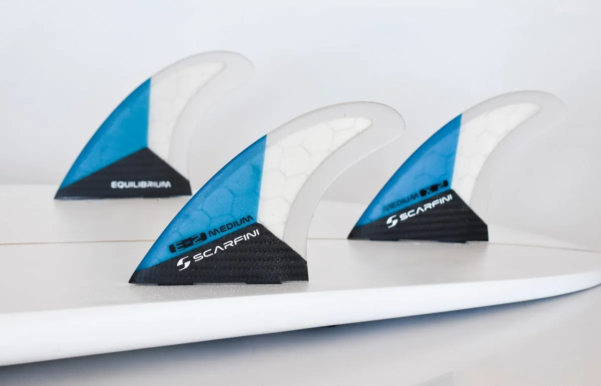Scarfini FX E2 Medium Equilibrium Futures Thruster or Five Surfboard Fin