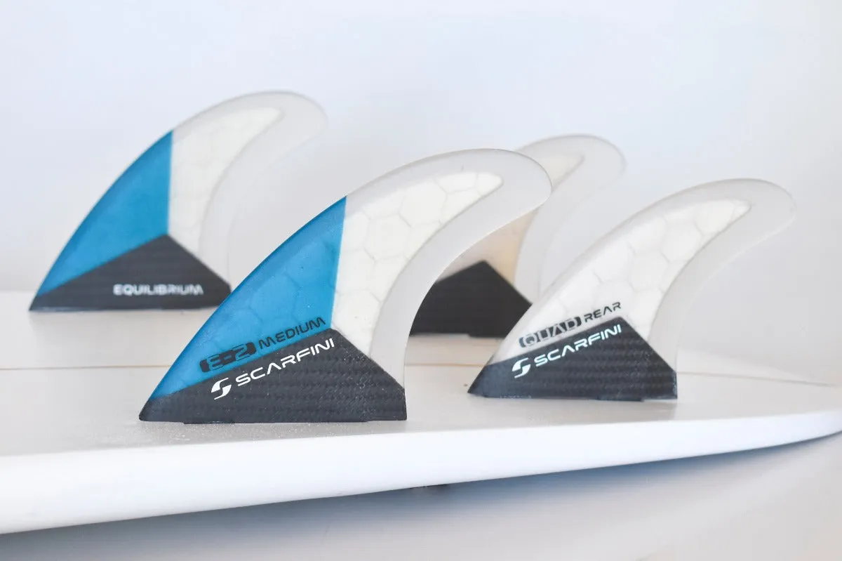 Scarfini FX E2 Medium Equilibrium Futures Thruster or Five Surfboard Fin