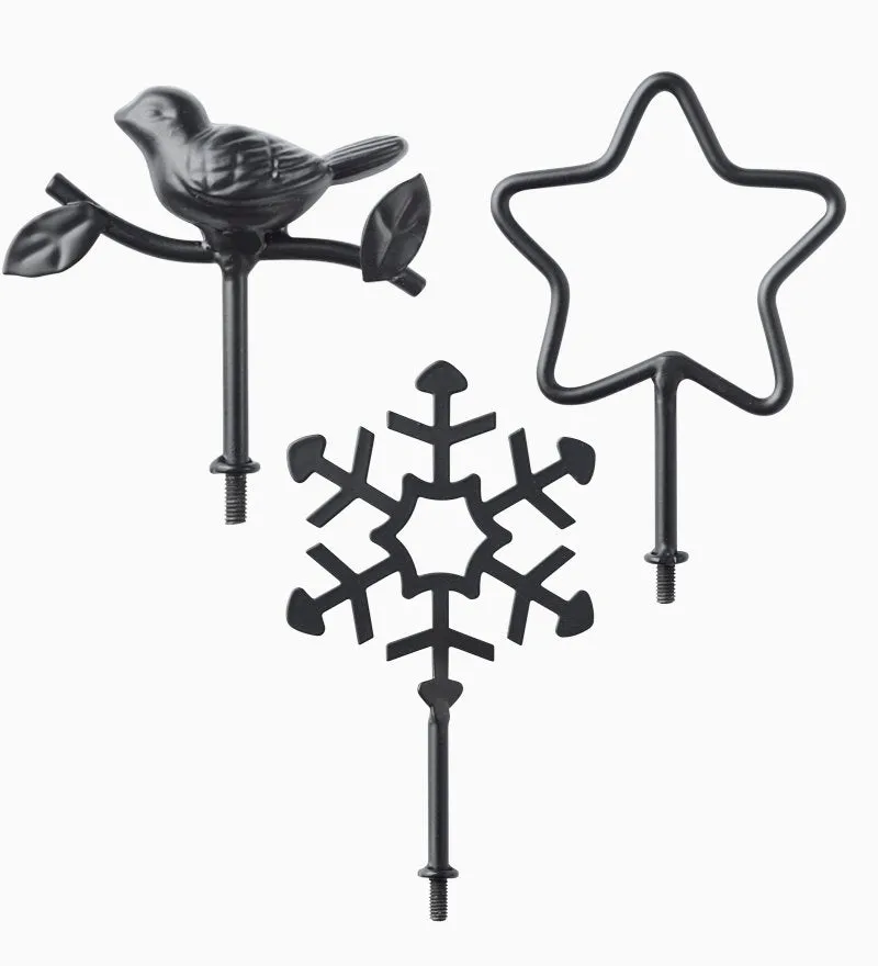 Set of 3 Seasonal Finials,87524