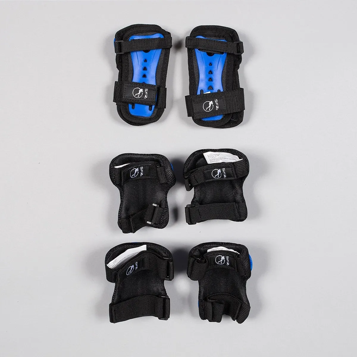 SFR Essential Triple Pad Set Blue/Black - Kids