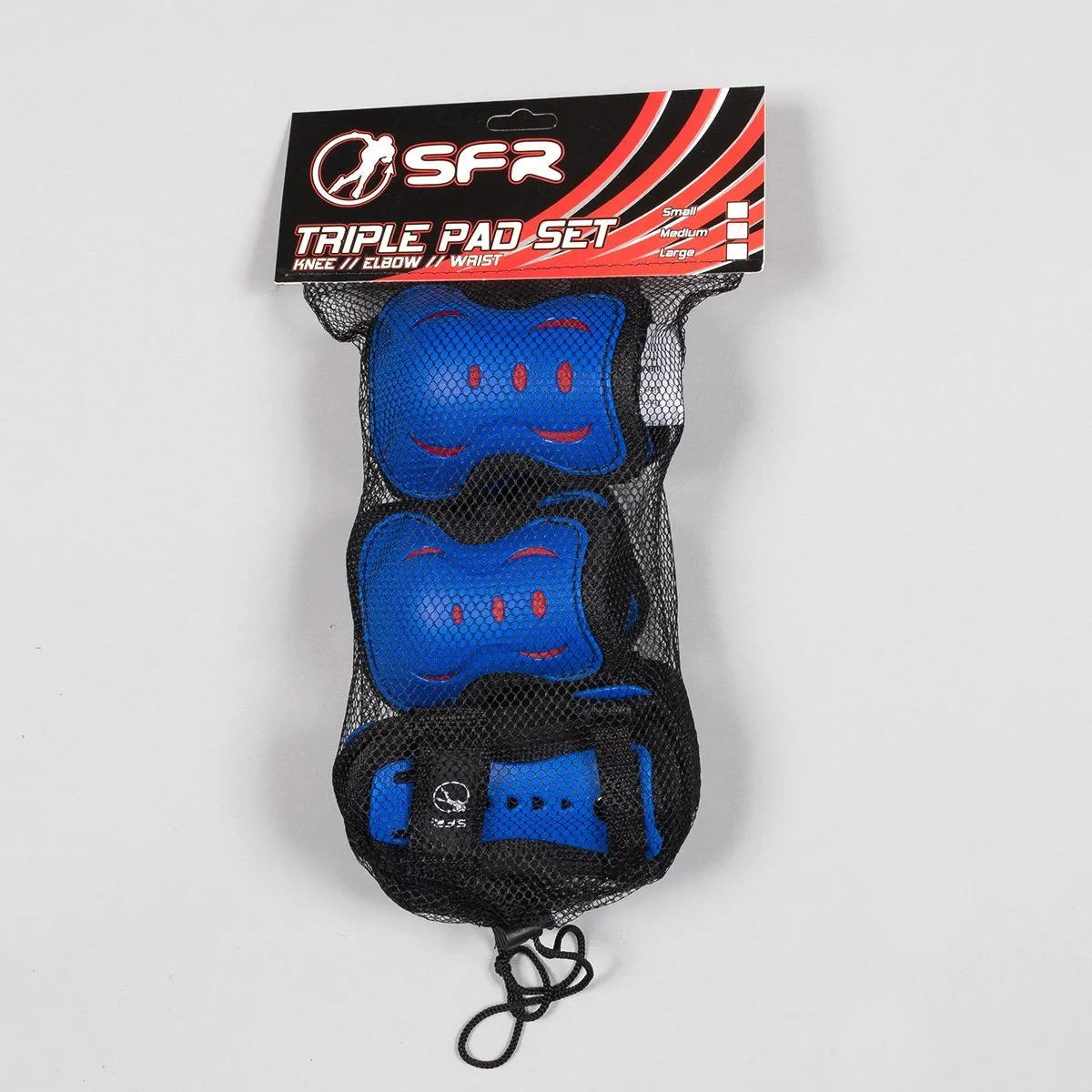 SFR Essential Triple Pad Set Blue/Black - Kids