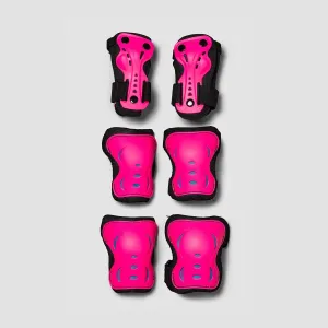 SFR Essential Triple Pad Set Pink/Black - Kids