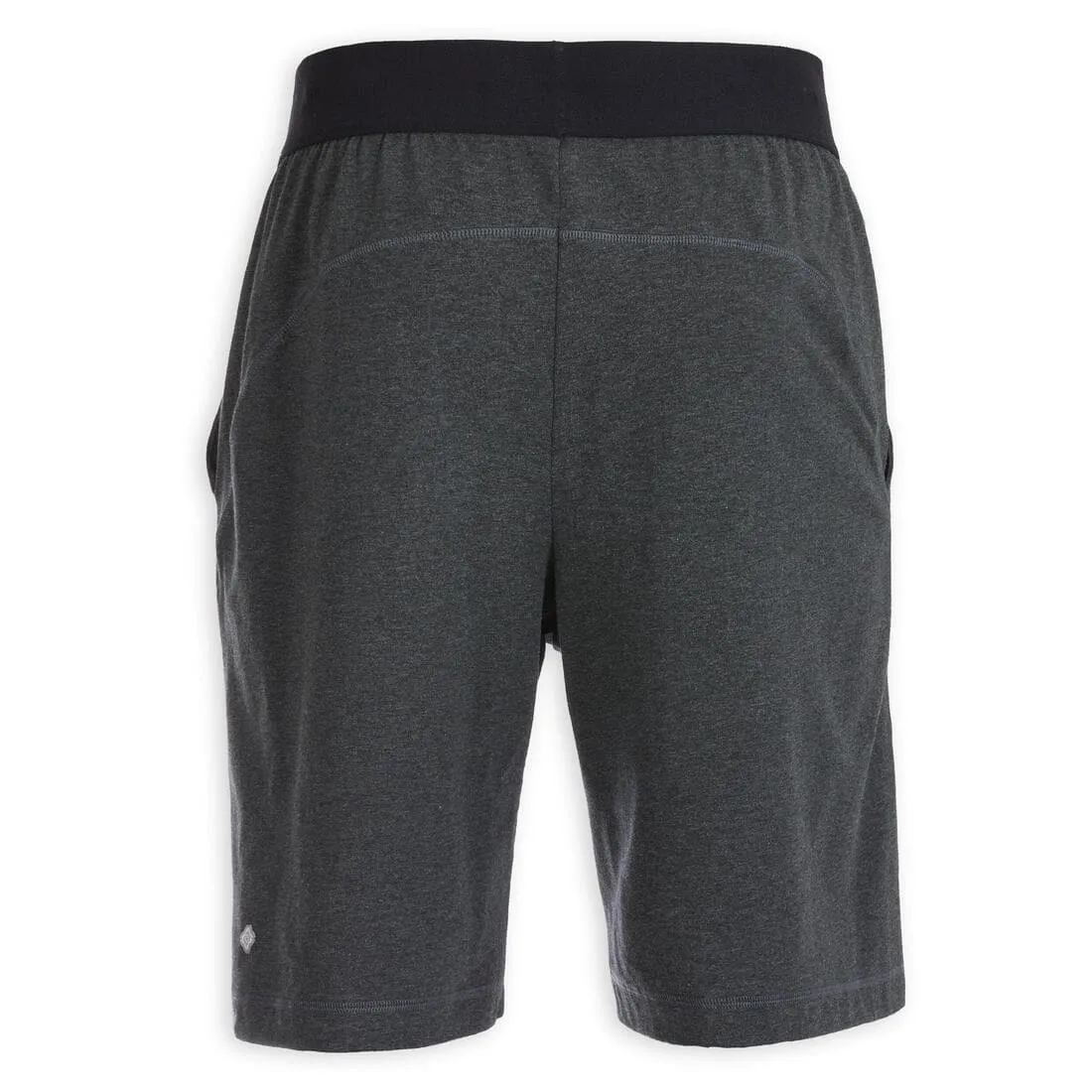SHORT YOGA COTON HOMME GRIS