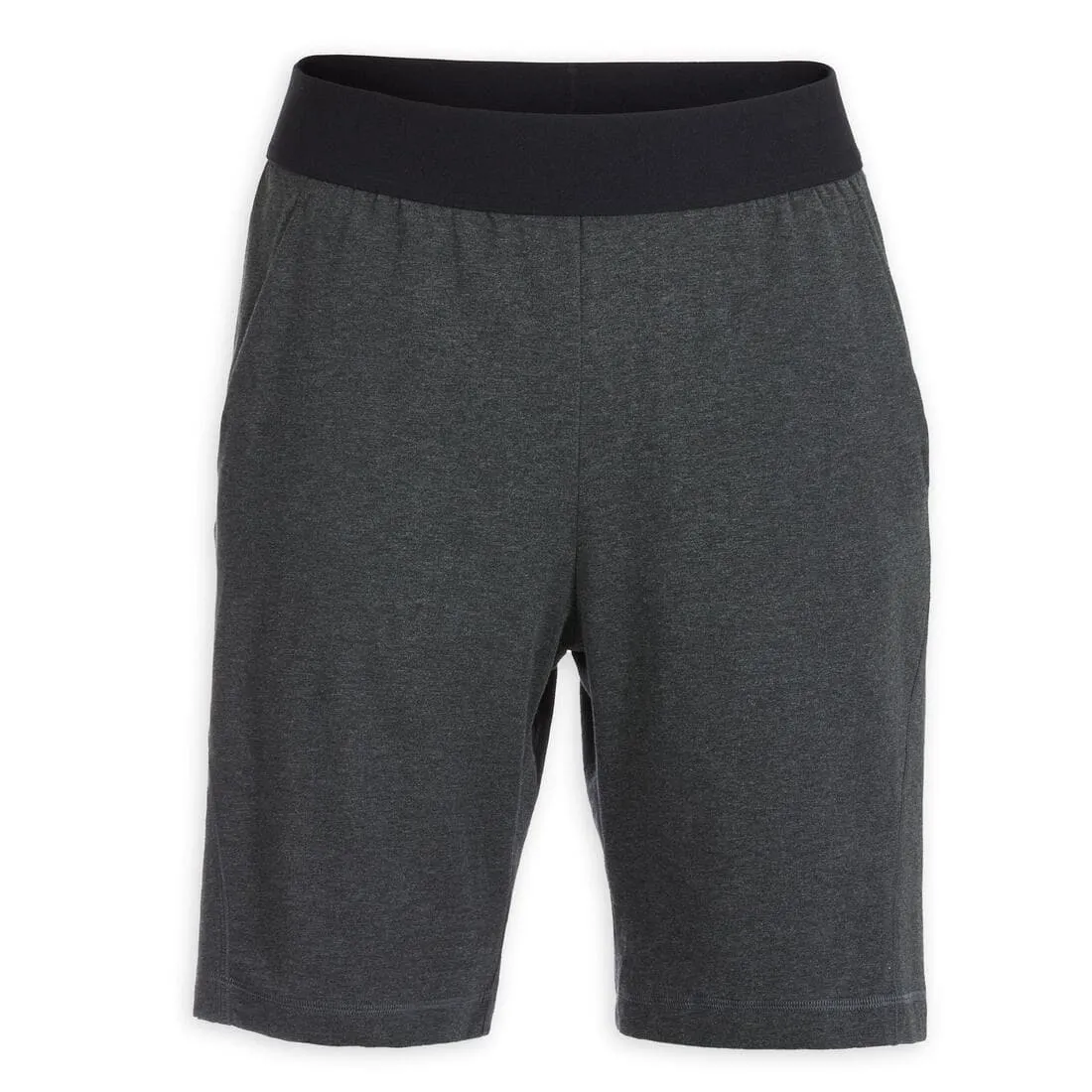 SHORT YOGA COTON HOMME GRIS