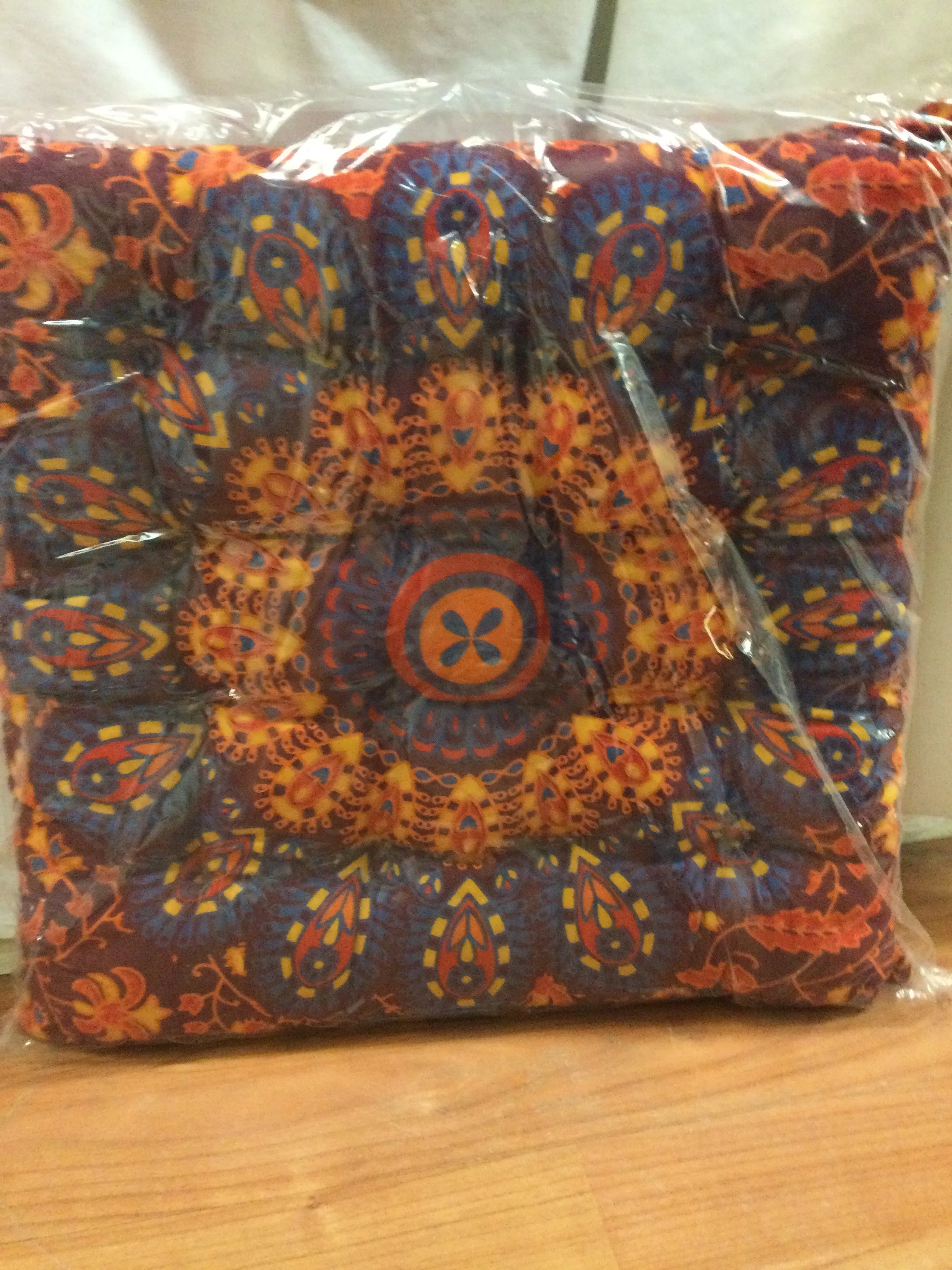 Small Meditation Cushion Square 15” x 15”