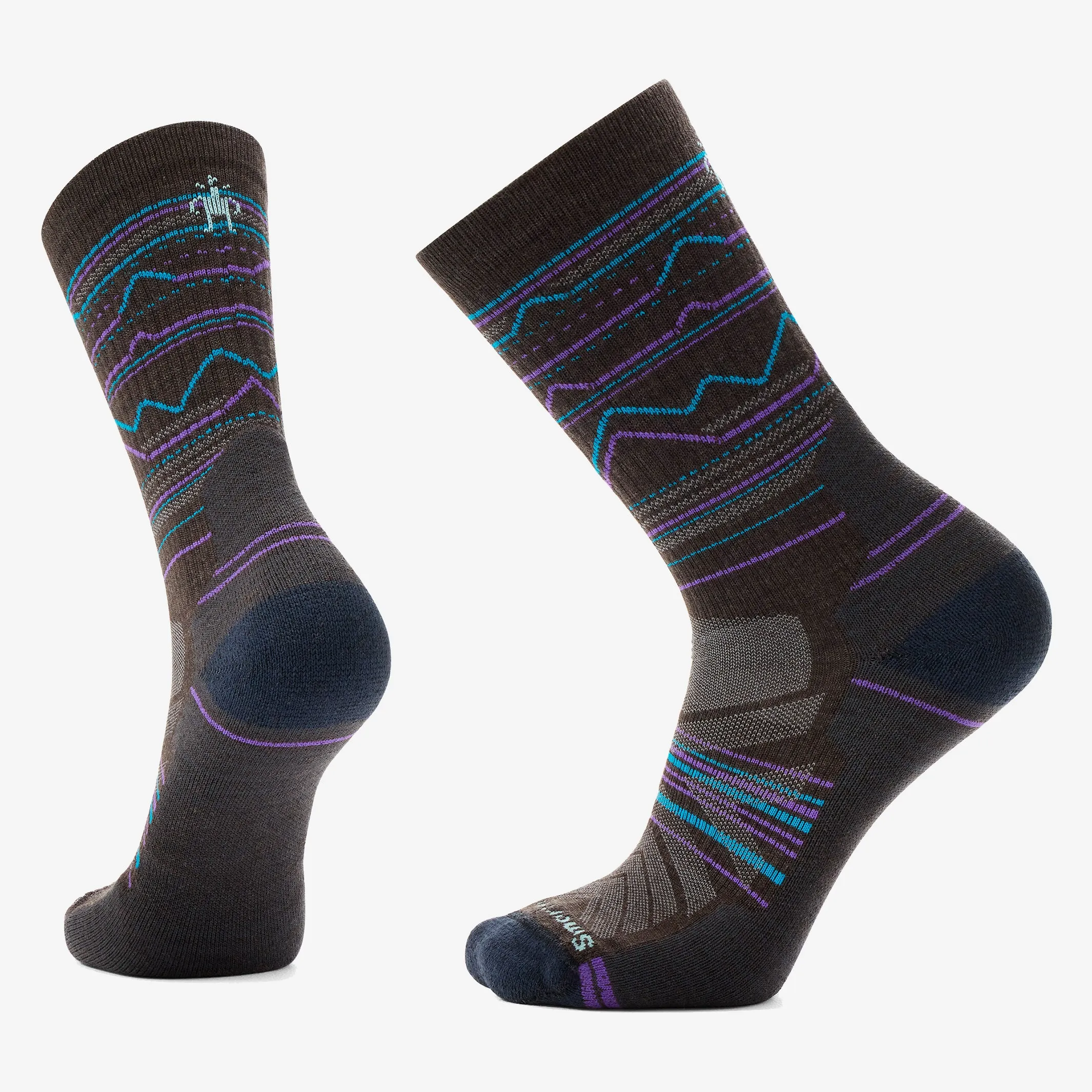 Smartwool - Chaussettes Hike Light Cushion Mountain Range Pattern Crew - Unisexe