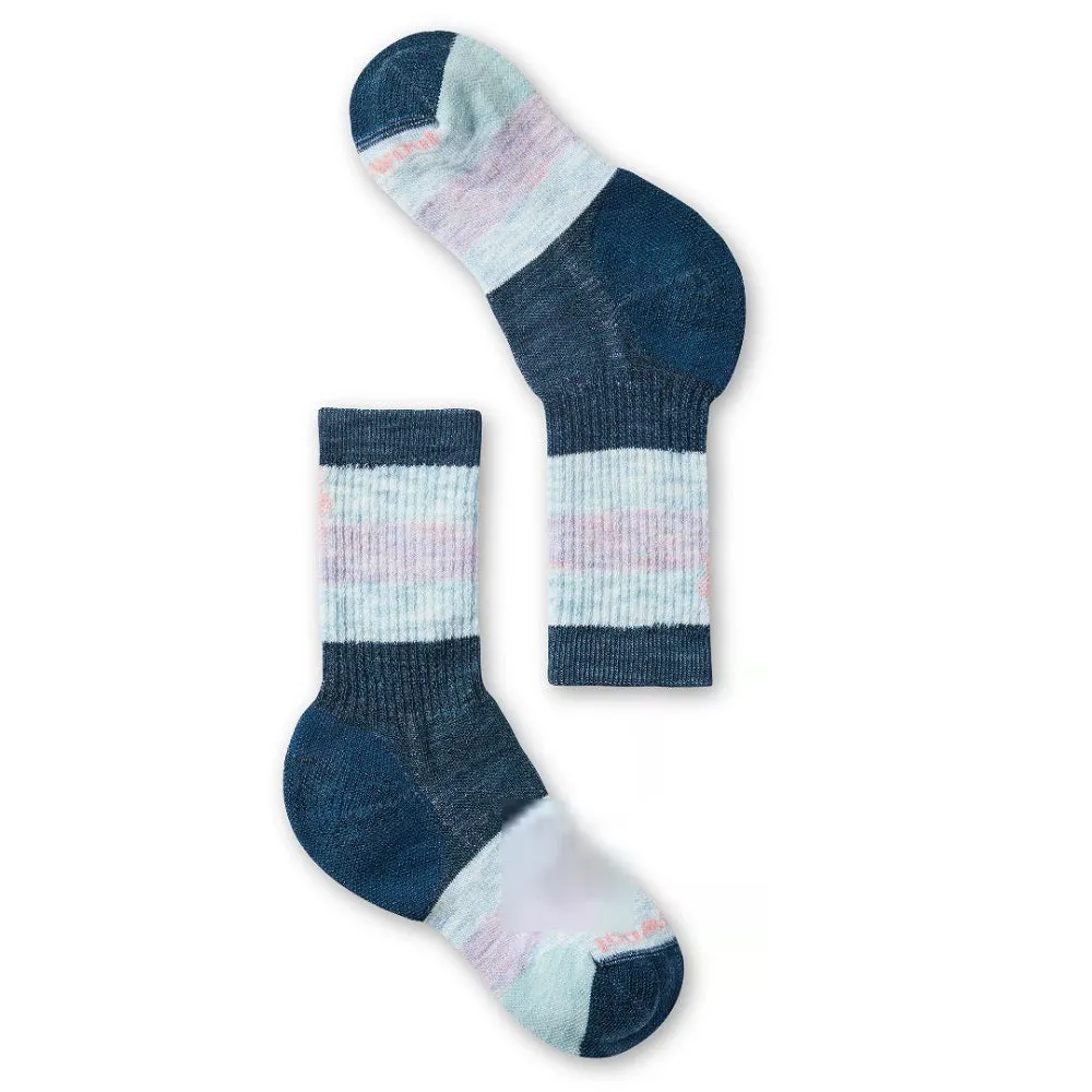 SmartWool Hike Crew Socks 1-Pack (Twilight Blue Striped)