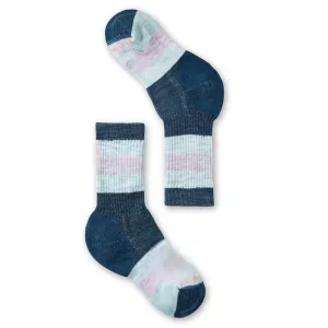 SmartWool Hike Crew Socks 1-Pack (Twilight Blue Striped)