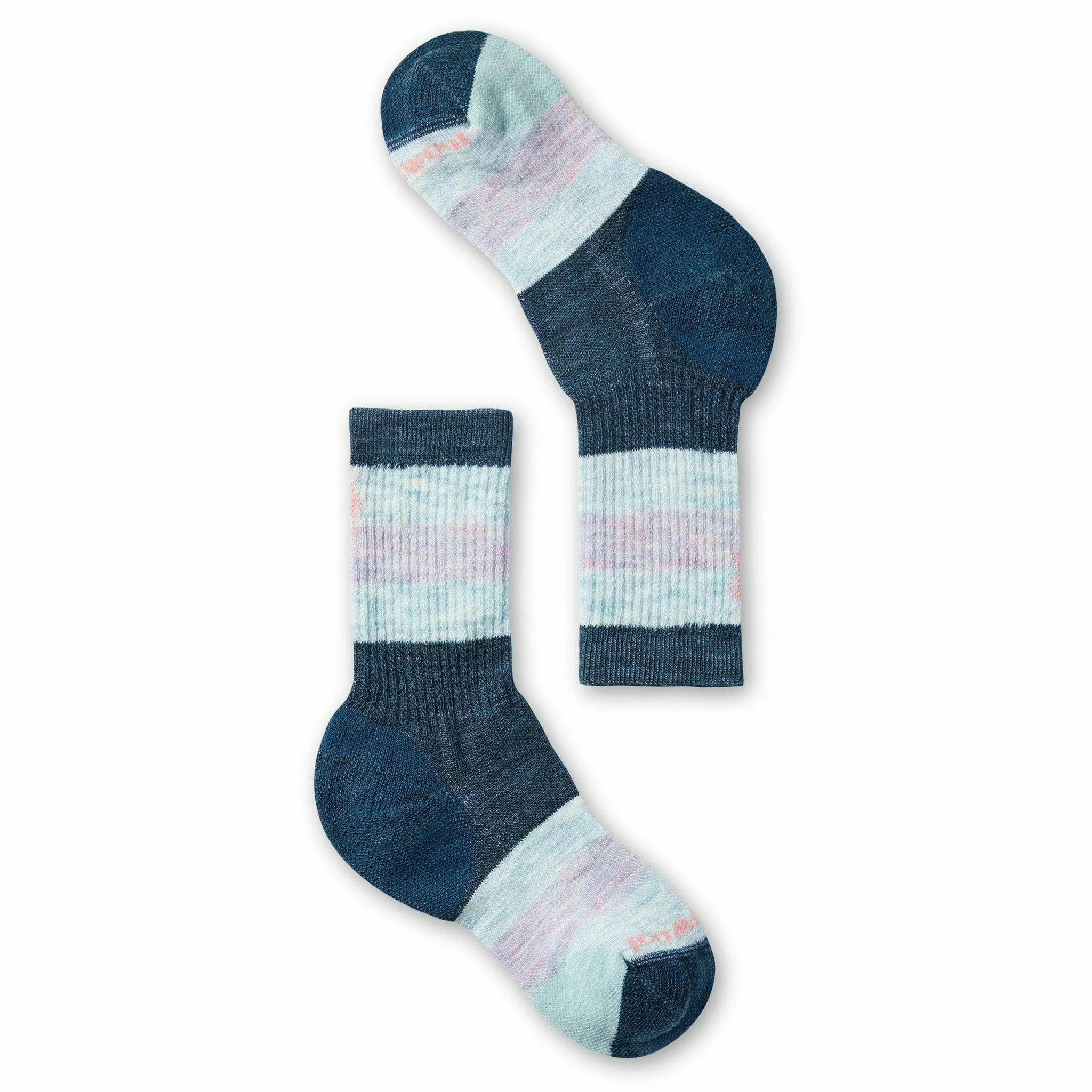 Smartwool Kids Hike Full Cushion Striped Crew Socks