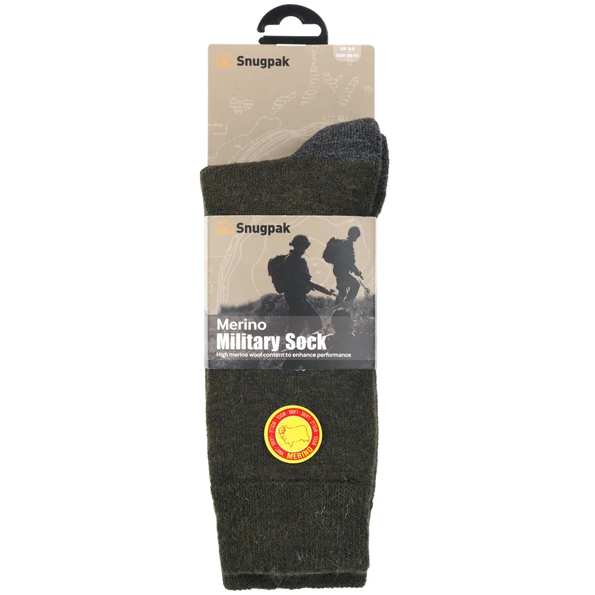 Snugpak Merino Military Socks Olive
