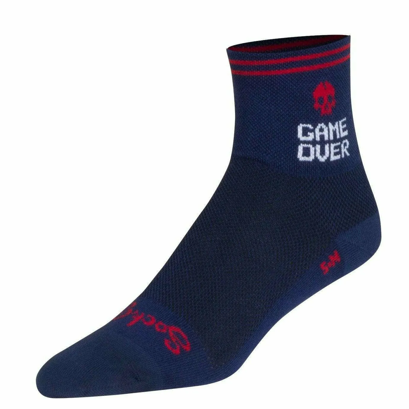 SockGuy Game Over Classic 3 Inch Crew Socks