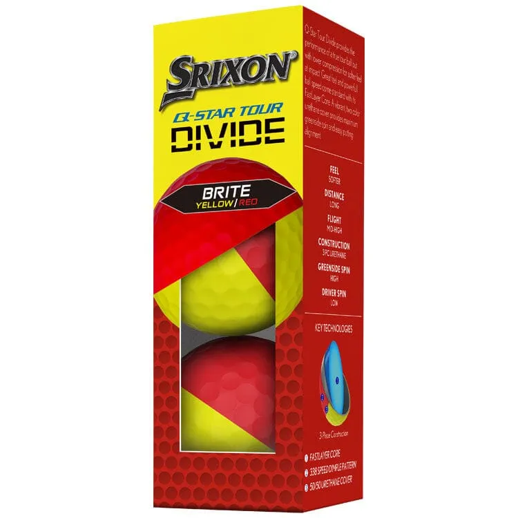 Srixon Q Star Tour Divide Golf Balls