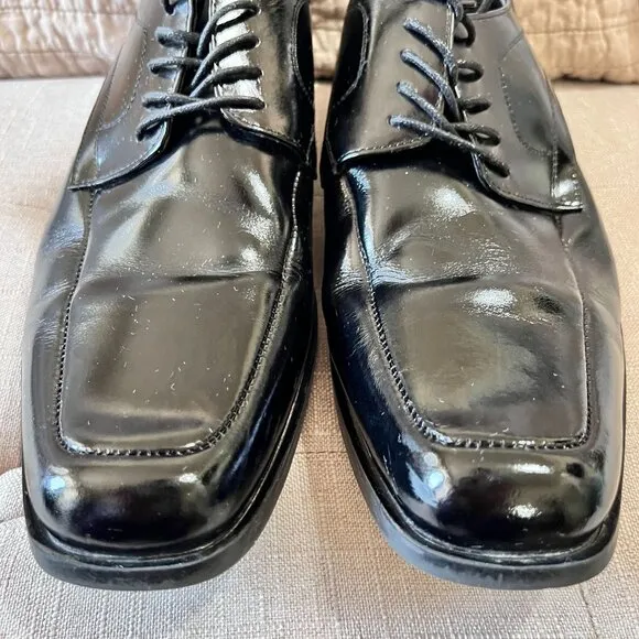 Stacy Adams Sz 13M Black Leather upper,  Square Toe Men Oxford shoes