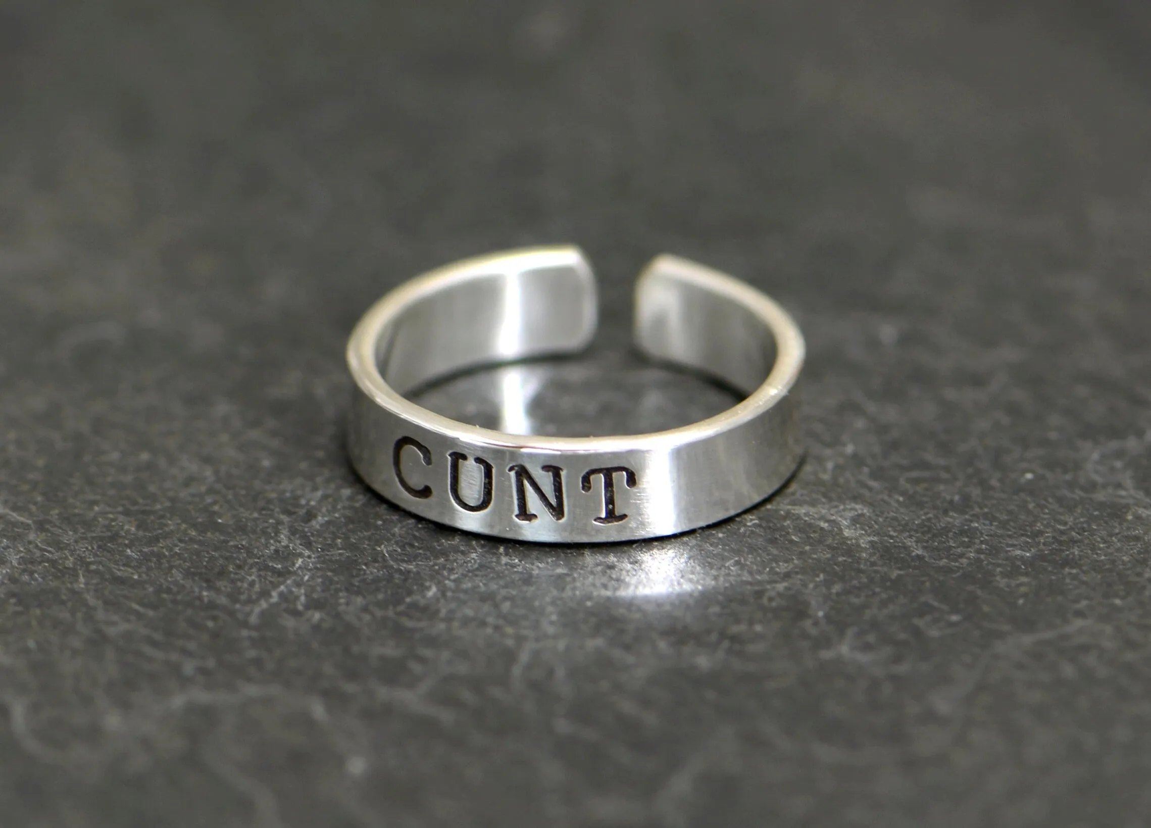 Sterling silver cunt toe ring