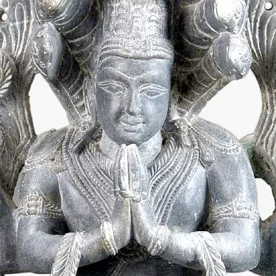 Stone Statuette 'Lord Patanjali'