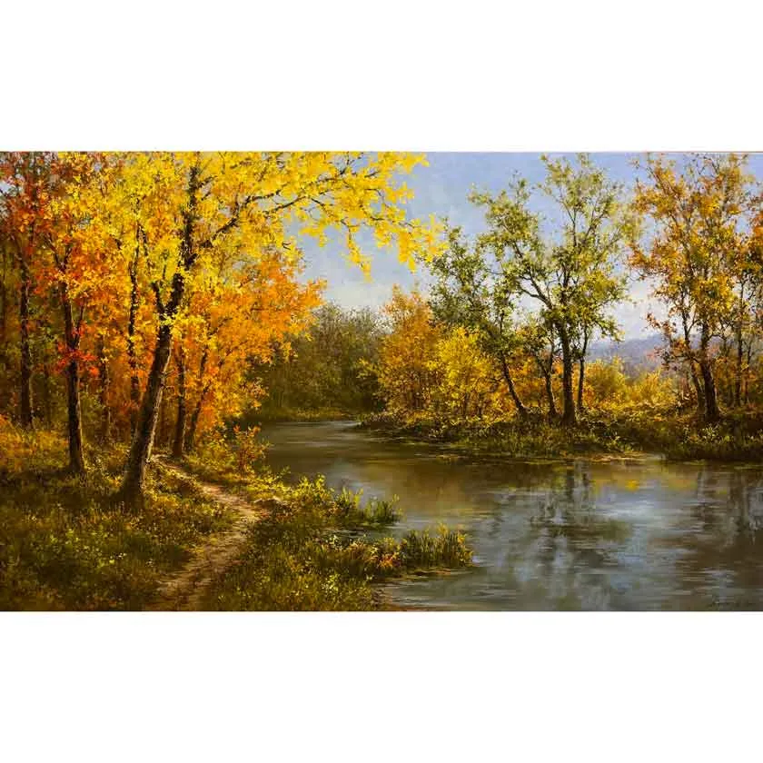 Sunny Hike -Oil Painting 34x56