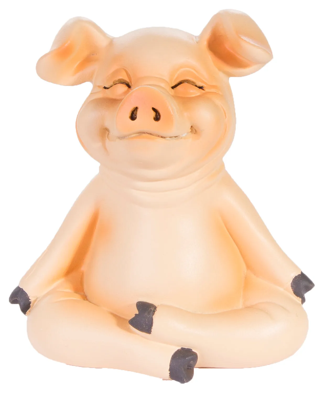 Super Cute 3 Inch Polyresin Yoga Farm Pigs In Choice Of Position