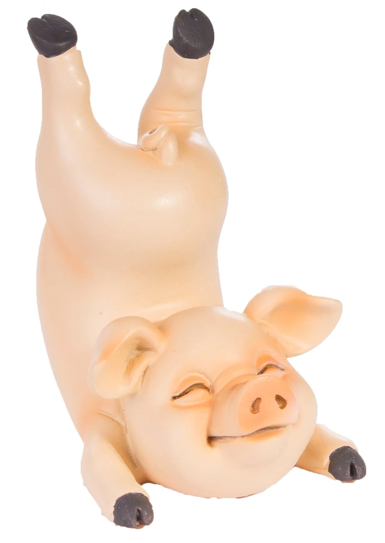 Super Cute 3 Inch Polyresin Yoga Farm Pigs In Choice Of Position