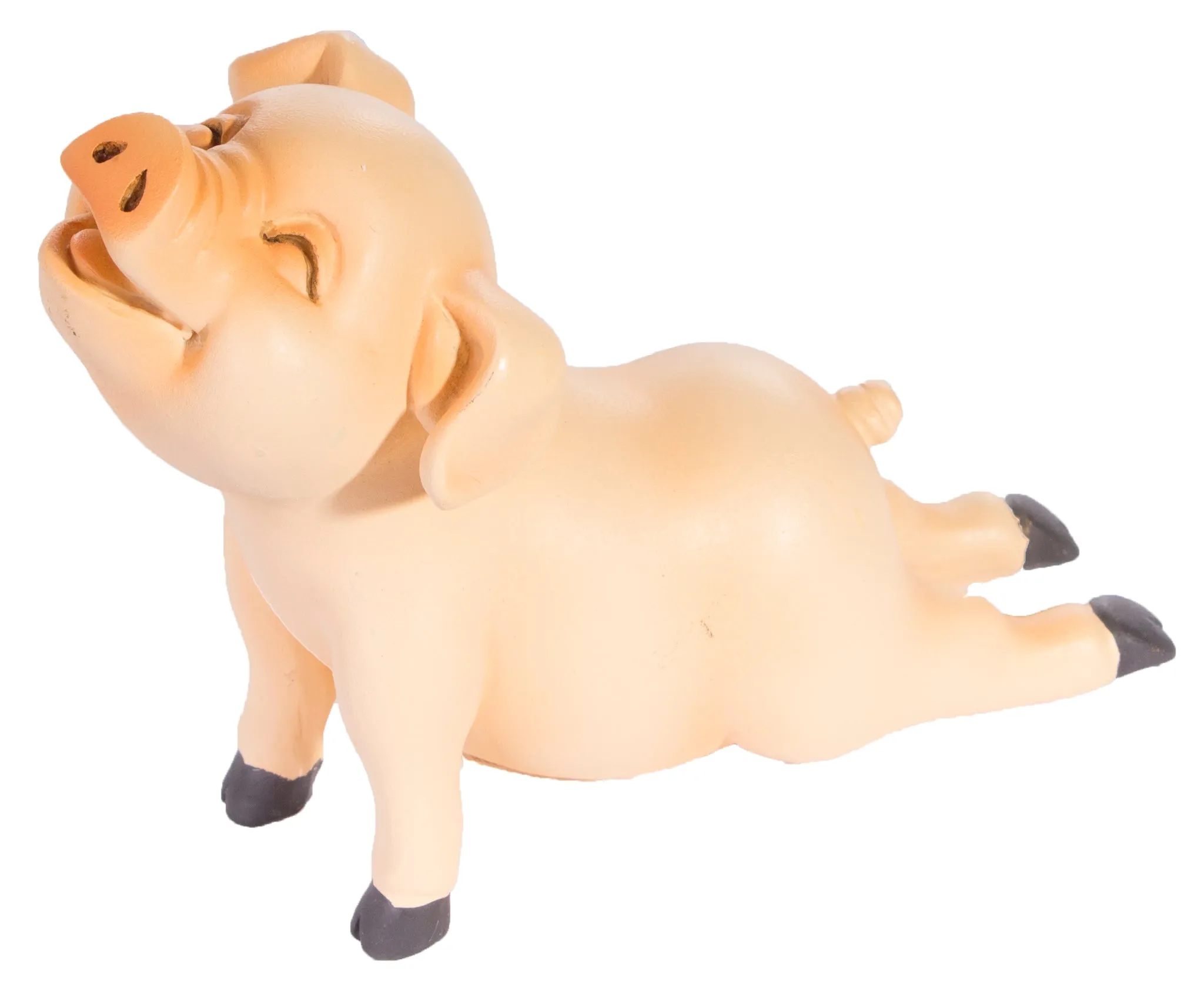 Super Cute 3 Inch Polyresin Yoga Farm Pigs In Choice Of Position