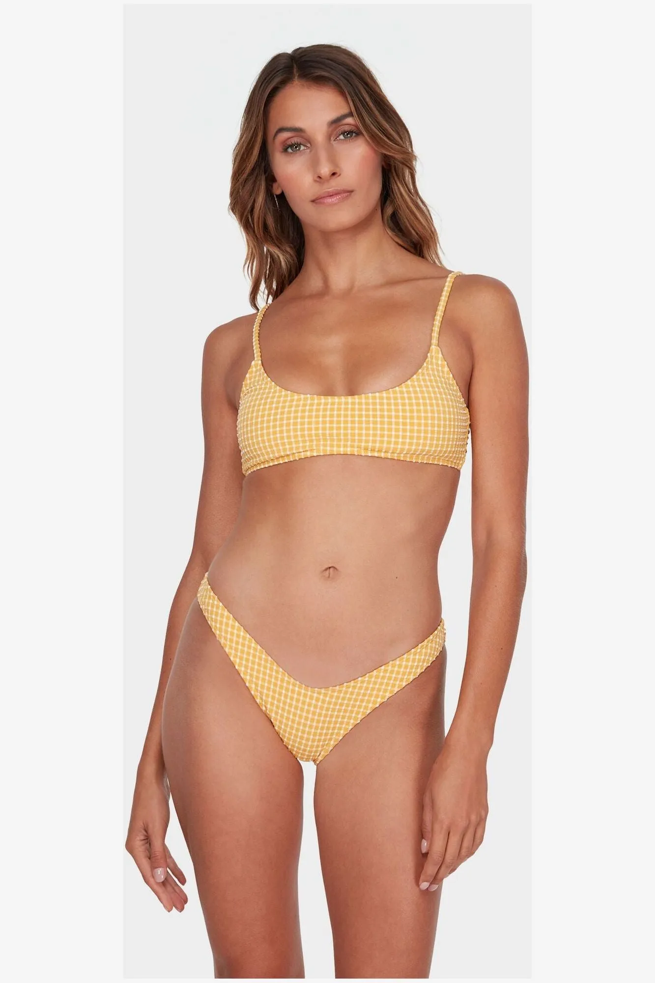 SURF CHECK HIKE BIKINI BOTTOM