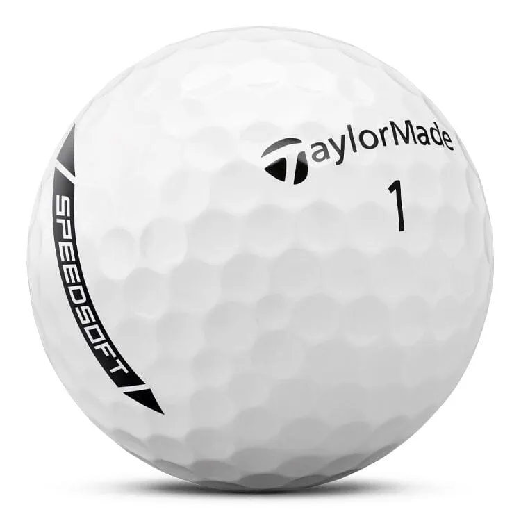 TaylorMade SpeedSoft White Golf Balls 12Pk
