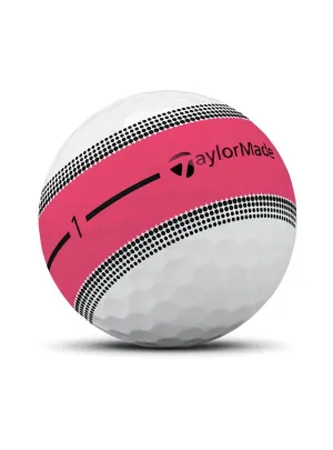 TaylorMade Tour Response Neon Stripe Individual Golf Ball